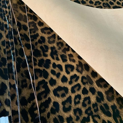 ODM обувает аксессуары украшения, ткань Microfiber сплетенную тигром кожаную